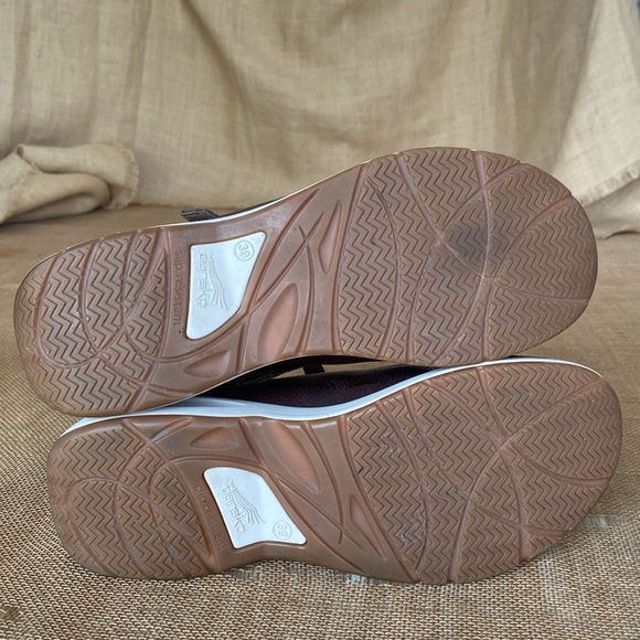 Dansko Steffi Brown Distressed Leather Mary Janes - Picture 6 of 16